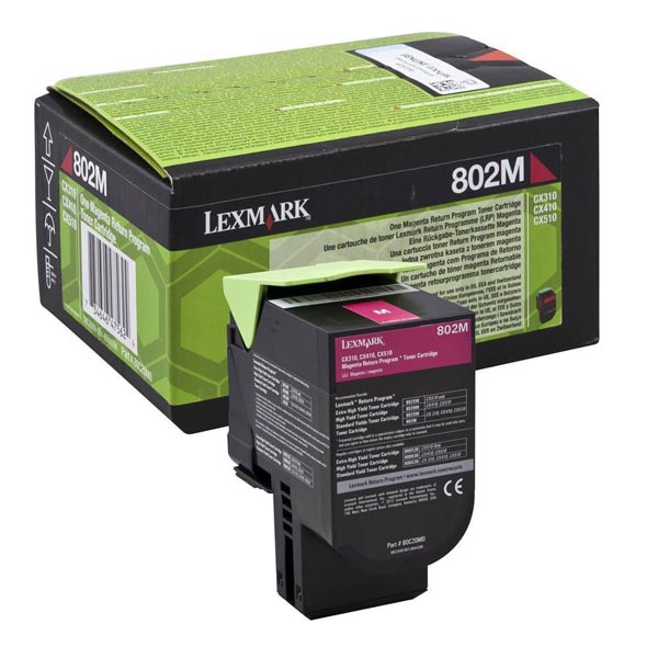 Lexmark Original Toner 80C20M0 magenta 1 000 pages