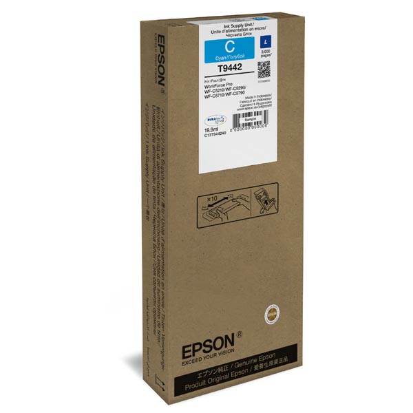 Epson Original Inkjet T9442 L / C13T944240 cyan 19,9 ml 3 000 pages
