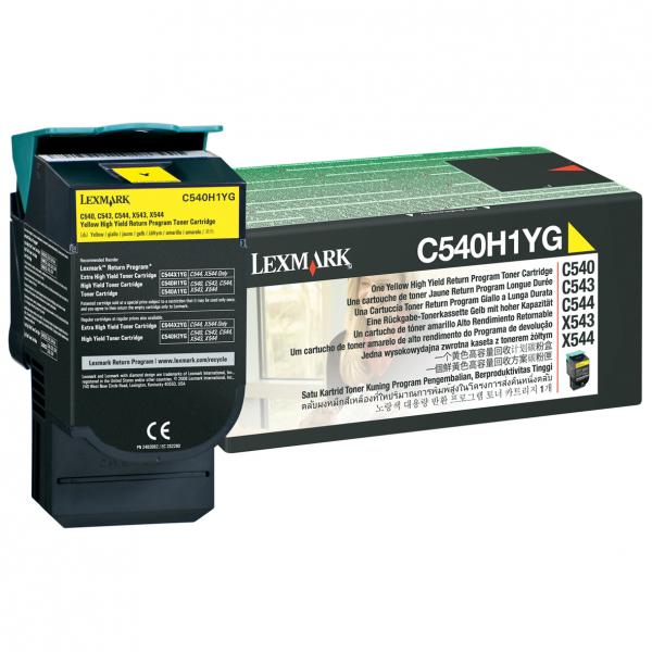 Lexmark Original Toner C540H1YG yellow 2 000 pages