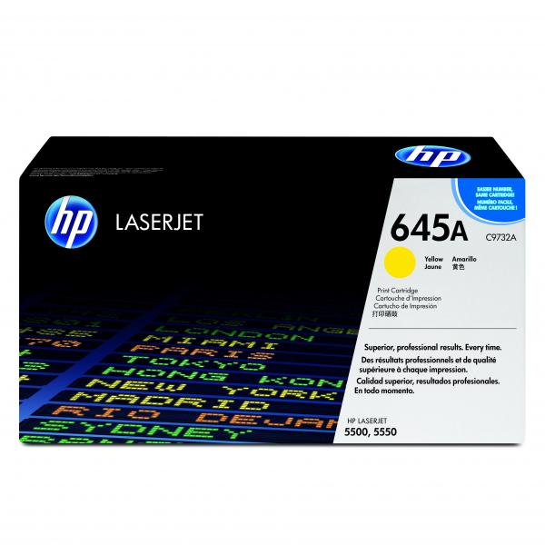 HP Original Toner C9732A / HP 645A yellow 12 000 pages C-box