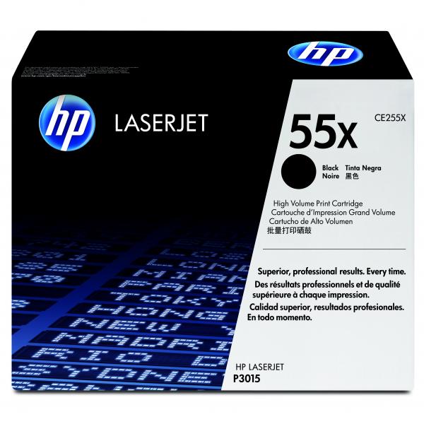 HP Original Toner CE255X / HP 55X black 12 500 pages C-box