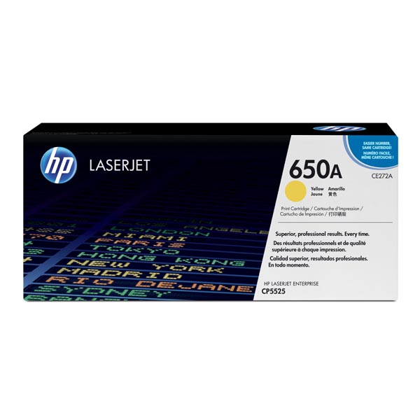 HP Original Toner CE272A / HP 650A yellow 15 000 pages C-box