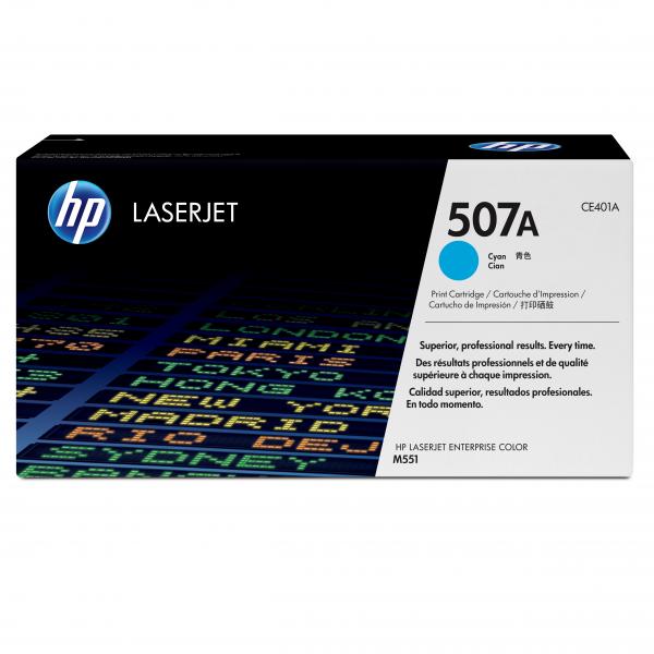 HP Original Toner CE401A / HP 507A cyan 6 000 pages C-box