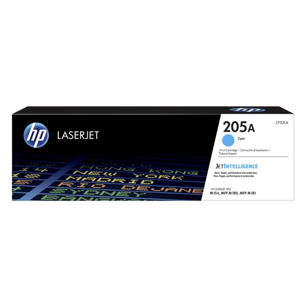 HP Original Toner CF531A / HP 205A cyan 900 pages C box