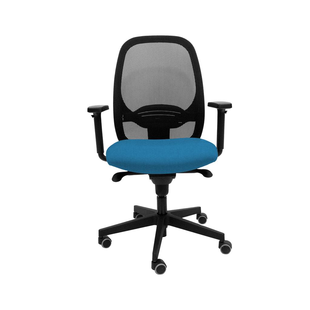 Kancelárska stolička MANDY SYN svetlo modrá (Bombay 57) + PDH + podrúčky P44