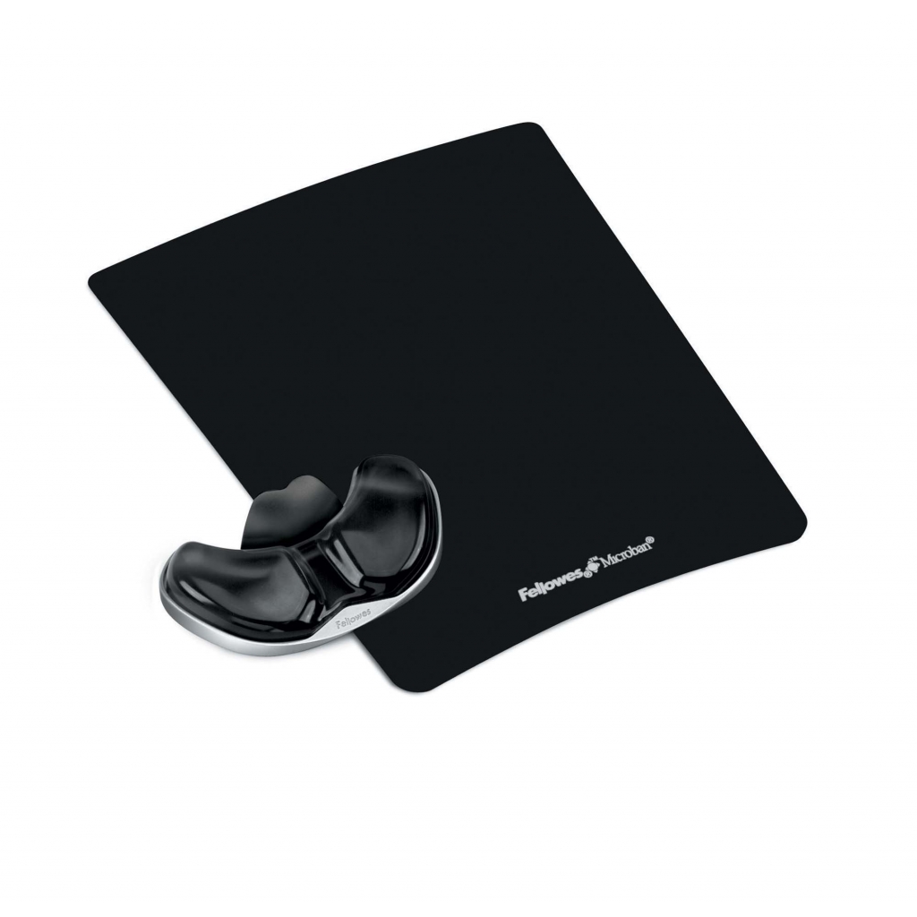 Podložka pod myš a opierka zápästia Health-V čierna