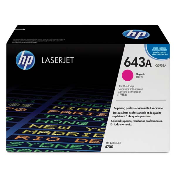 HP Original Toner Q5953A / HP 643A magenta 10 000 pages B-box
