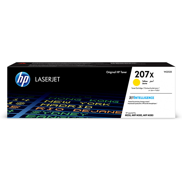 HP Original Toner W2212X / HP 207X yellow 2 450 pages C-box