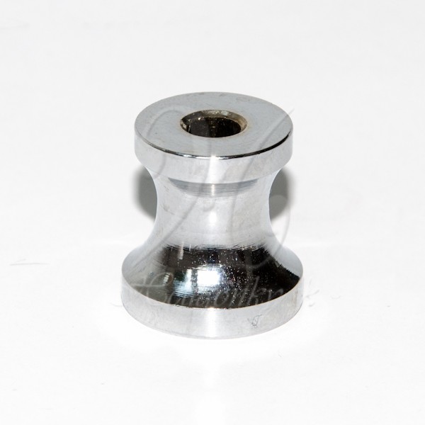 Nožičky pochrómované hladké (+guma)