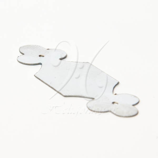 Oceľový ozdobný pliešok