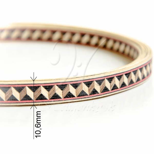 Drevená intarzia 10,6 mm