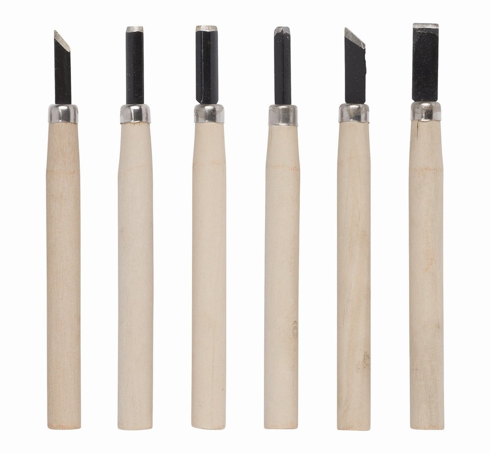 Dláta na drevo MINI sada 6ks