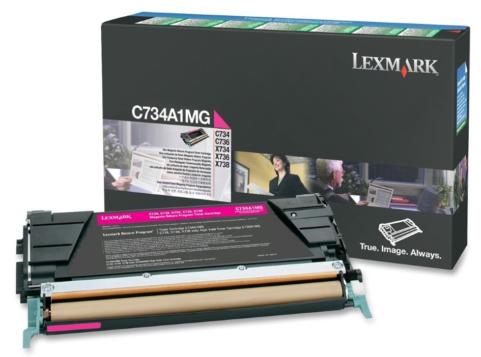 Lexmark Original Toner C734A1MG magenta 6 000 pages