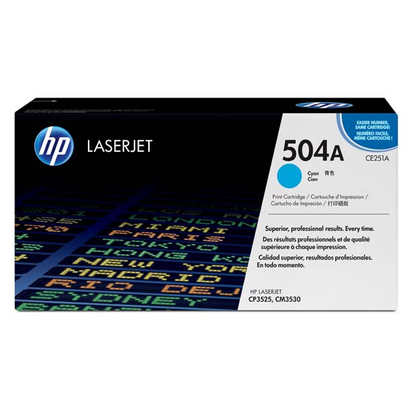 HP Original Toner CE251A / HP 504A cyan 7 000 pages