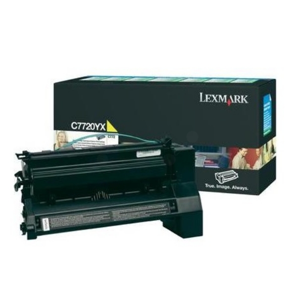 Lexmark Original Toner C7720YX yellow 15 000 pages