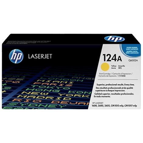HP Original Toner Q6002A / HP 124A yellow 2 000 pages