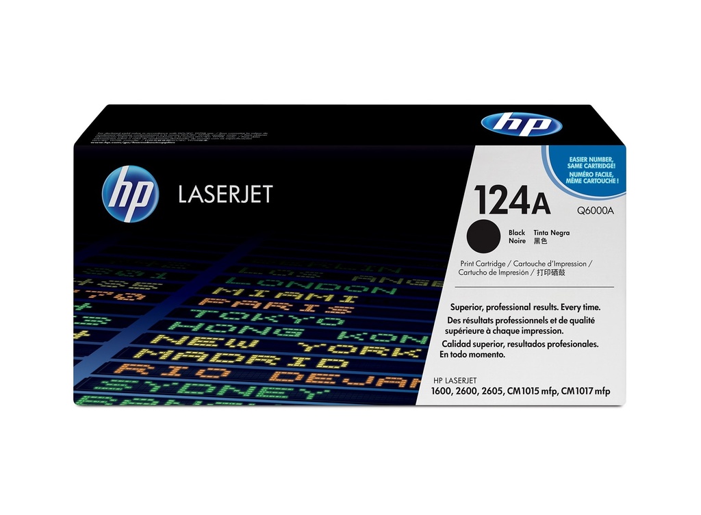HP Original Toner Q6000A / HP 124A blalck 2 500 pages