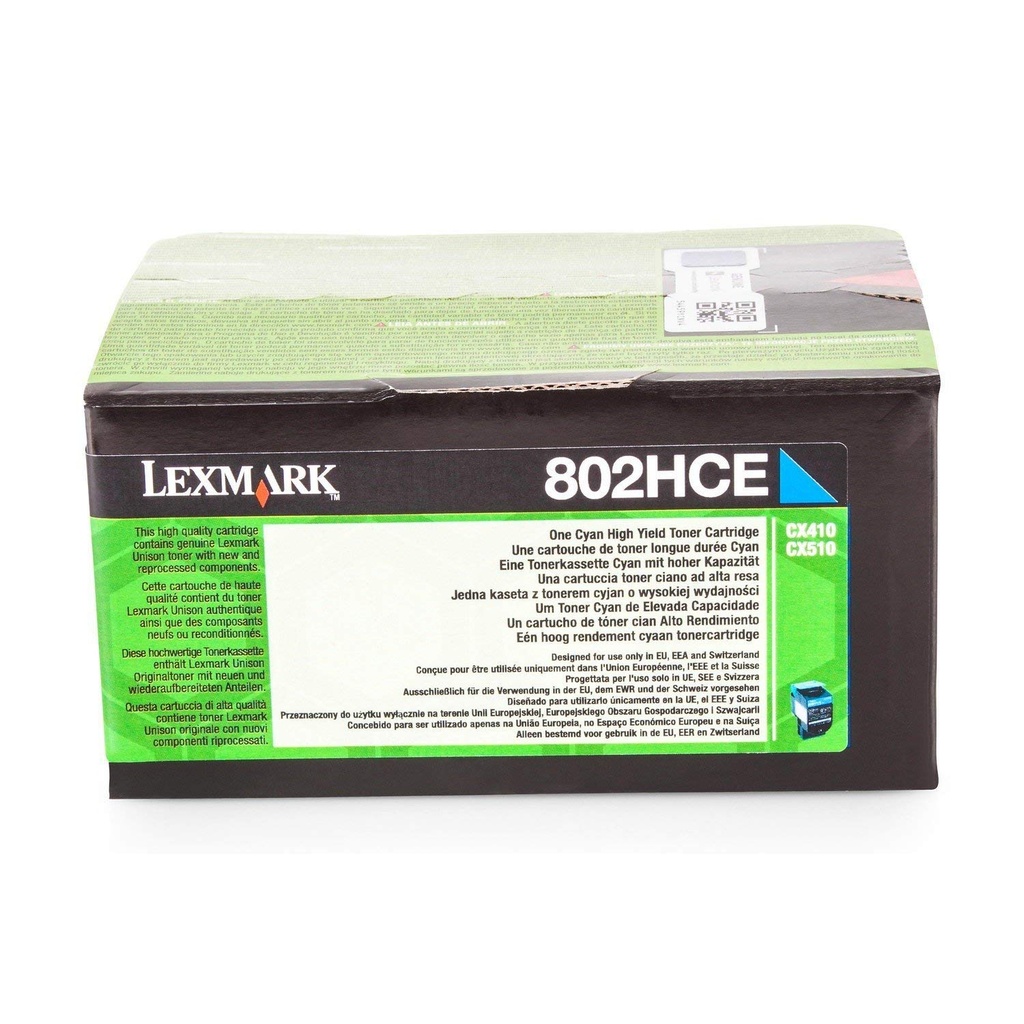 Lexmark Original Toner 80C2HCE cyan 3 000 pages