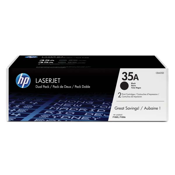 HP Original Toner CB435AD / HP 131A black dualpack 2 x 1 500 pages