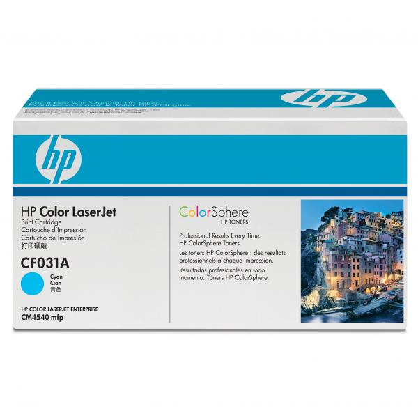 HP Original Toner CF031A / HP 646A cyan 12 500 pages