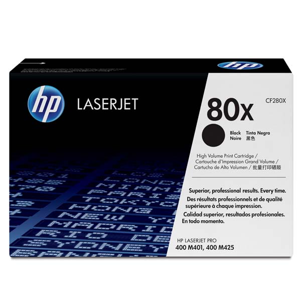HP Original Toner CF280X / HP 80X black 6 900 pages