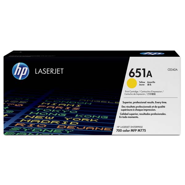 HP Original Toner CE342A / HP 651A yellow 16 000 pages