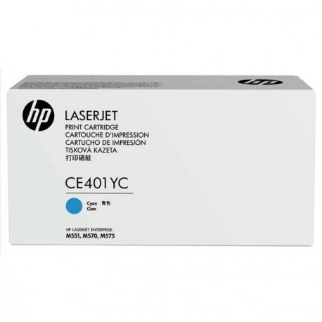 HP Original Toner CE401YC / HP 507YC cyan 7 800 pages