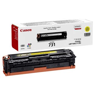 Canon Original Toner CRG 731Y 6269B002 yellow 1 500 pages