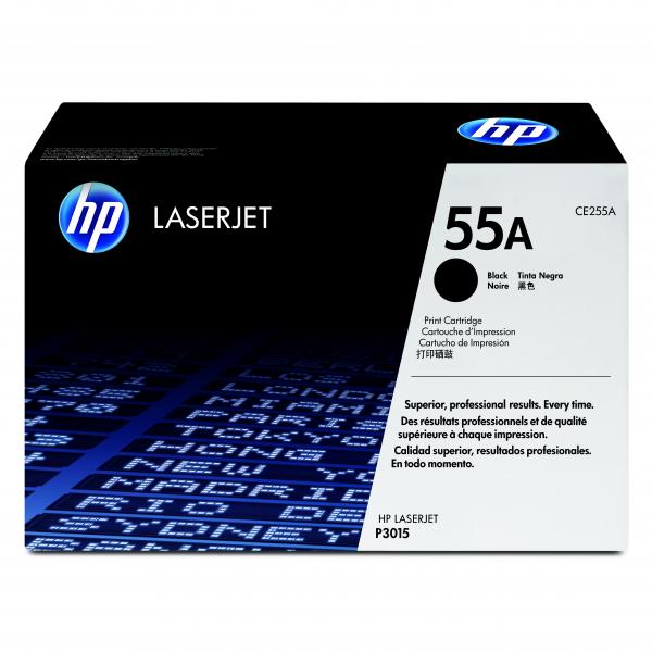 HP Original Toner CE255A / HP 55A black 6 000 pages