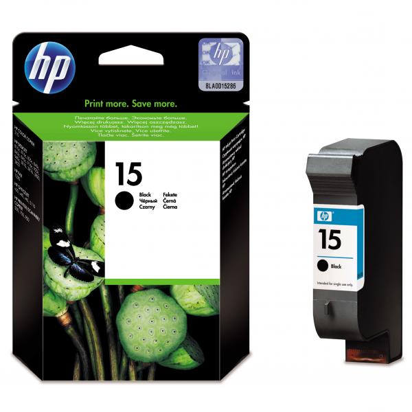 HP Original Inkjet C6615DE / HP 15 black 25 ml 500 pages