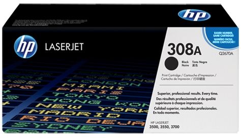 HP Original Toner Q2670A / HP 308A black 6 000 pages