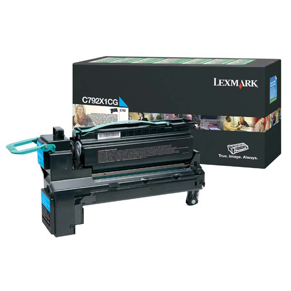Lexmark Original Toner C792X1CG cyan 20 000 pages