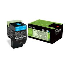 Lexmark Original Toner 80C2XCE cyan 4 000 pages