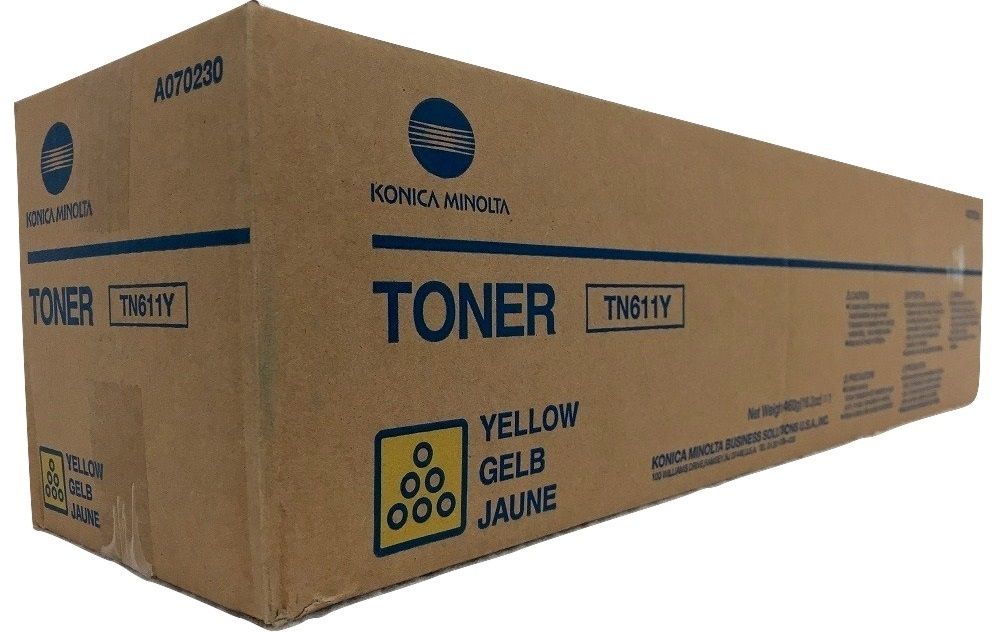 Konica Minolta Original Toner TN611Y A070250 yellow 27 000 pages