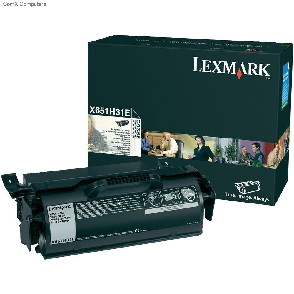 Lexmark Original Toner X651H31E black 25 000 pages