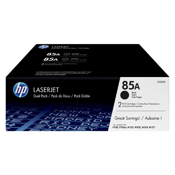 HP Original Toner CE285AD / HP 85AD black dual pack B-box