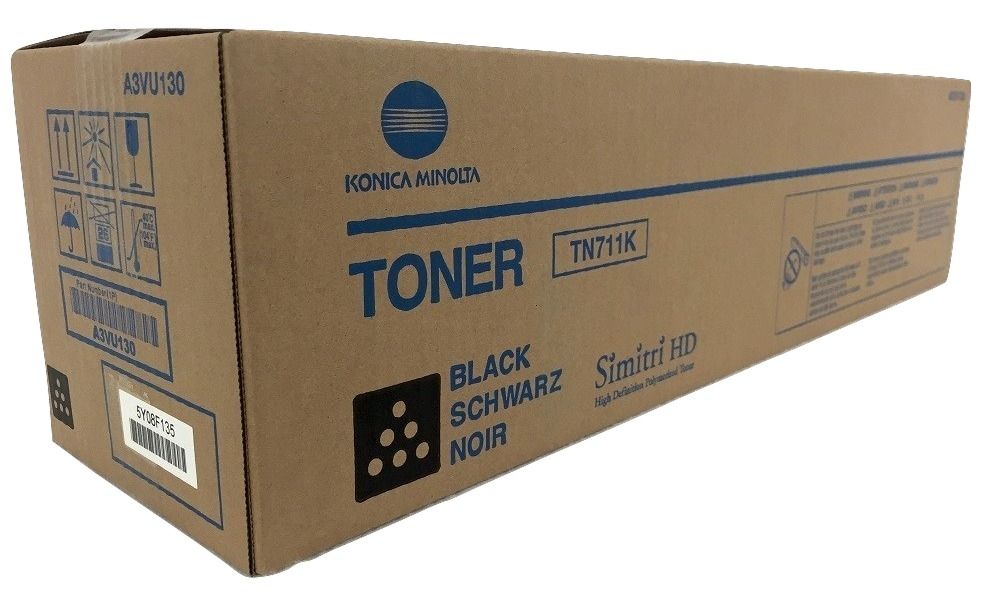 Konica Minolta Original Toner TN711K A3VU150 black 47 200 pages B-box