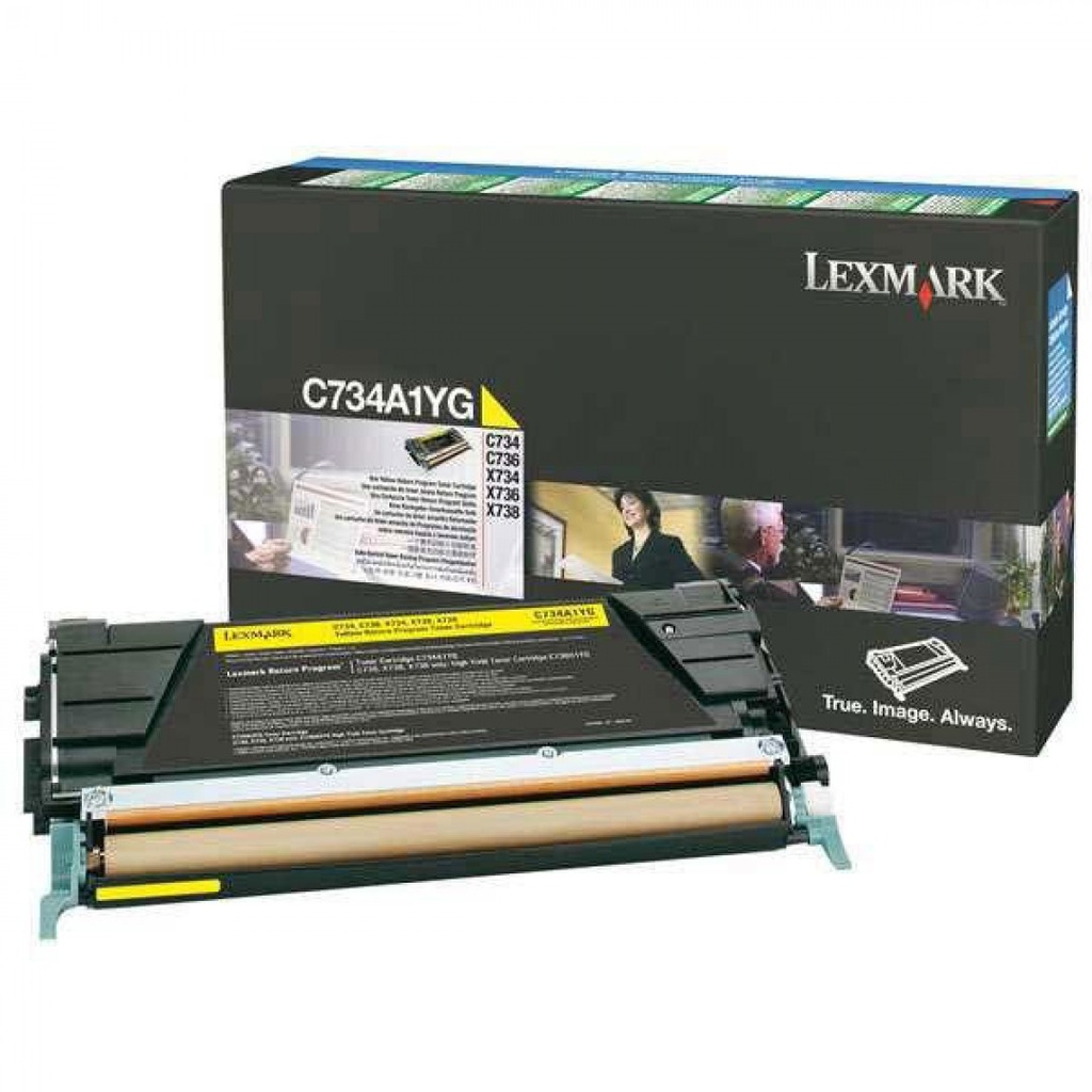 Lexmark Original Toner C734A1YG yellow 6 000 pages B-box