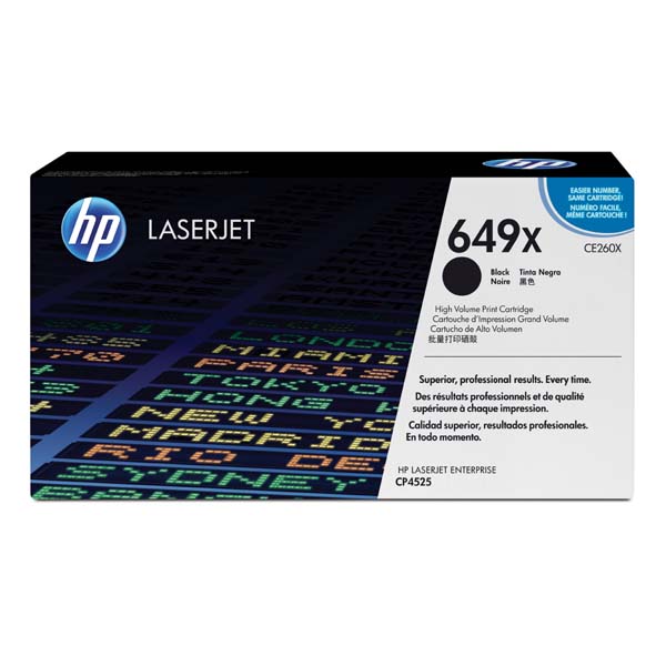 HP Original Toner CE260X / HP 647X black 17 000 pages