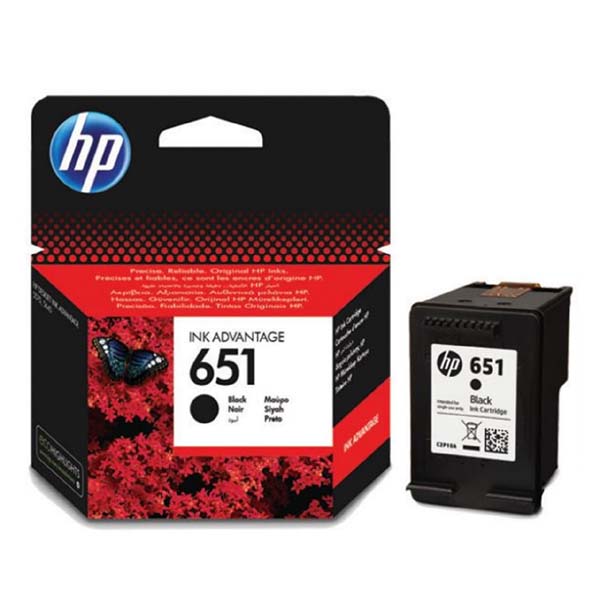 HP Original Inkjet C2P10AE / HP 651 black 600 pages