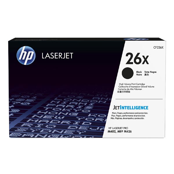 HP Original Toner CF226X / HP 26X black 9 000 pages
