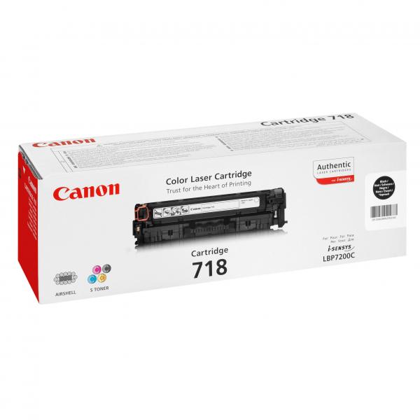 Canon Original Toner CRG-718Bk 2662B002 black 3 400 pages