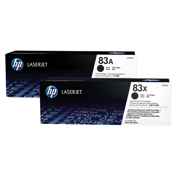 HP Original Toner CF283XD / HP 83X black 2 x 2 200 pages