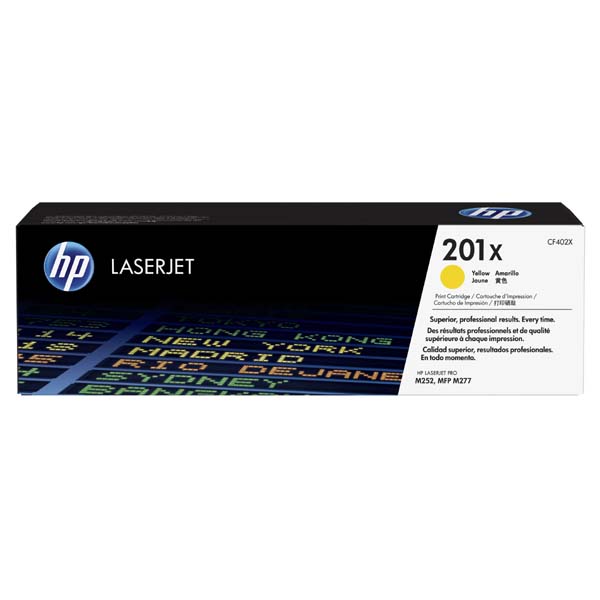 HP Original Toner CF402X / HP 201X yellow 2 300 pages