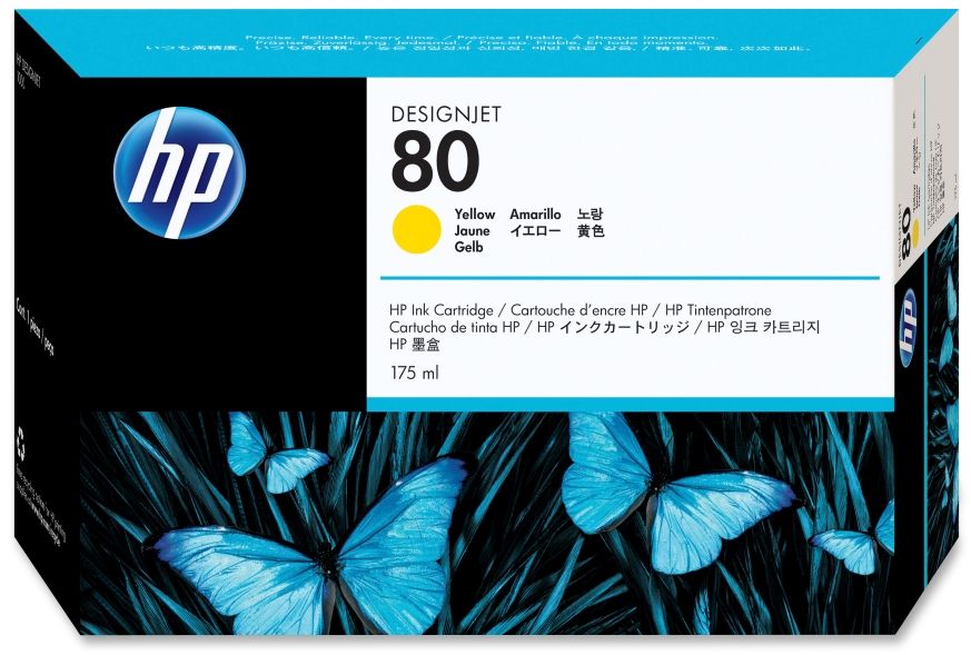 HP Original Inkjet C4873A / HP 80 yellow 175ml