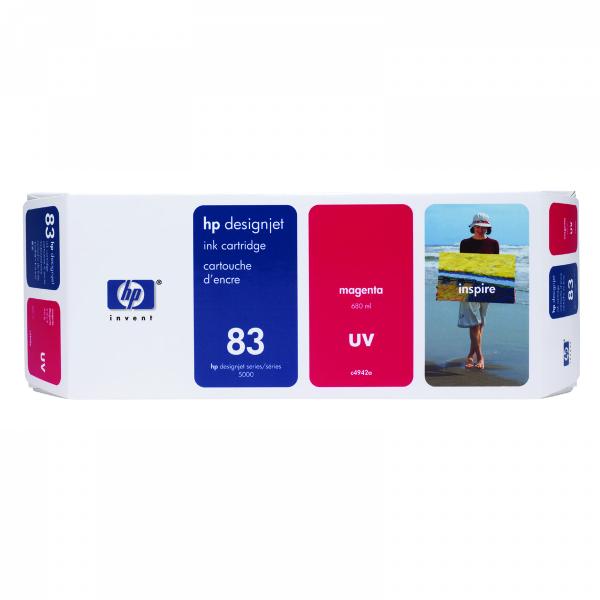 HP Original Inkjet C4942A / HP 83 UV magenta 680 ml