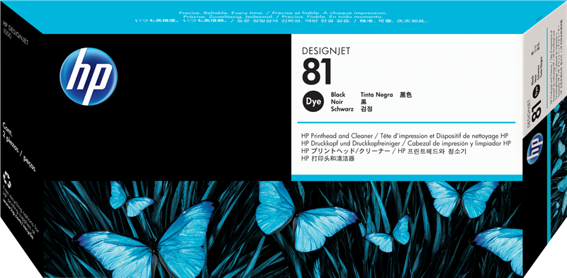 HP Original Printhead C4950A / HP 81 dye black 1 000 pages 13 ml