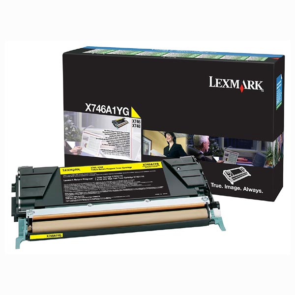 Lexmark Original Toner X746A1YG yellow 7 000 pages
