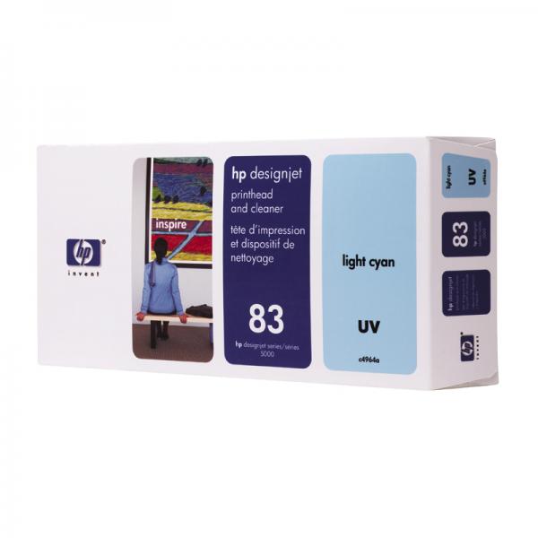 HP Original Printhead C4964A / HP 83 UV light cyan 680 ml