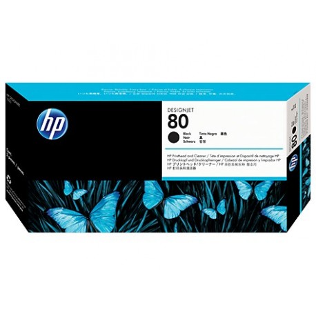 HP Original Printhead C4820A / HP 80 black 17 ml 2 500 pages